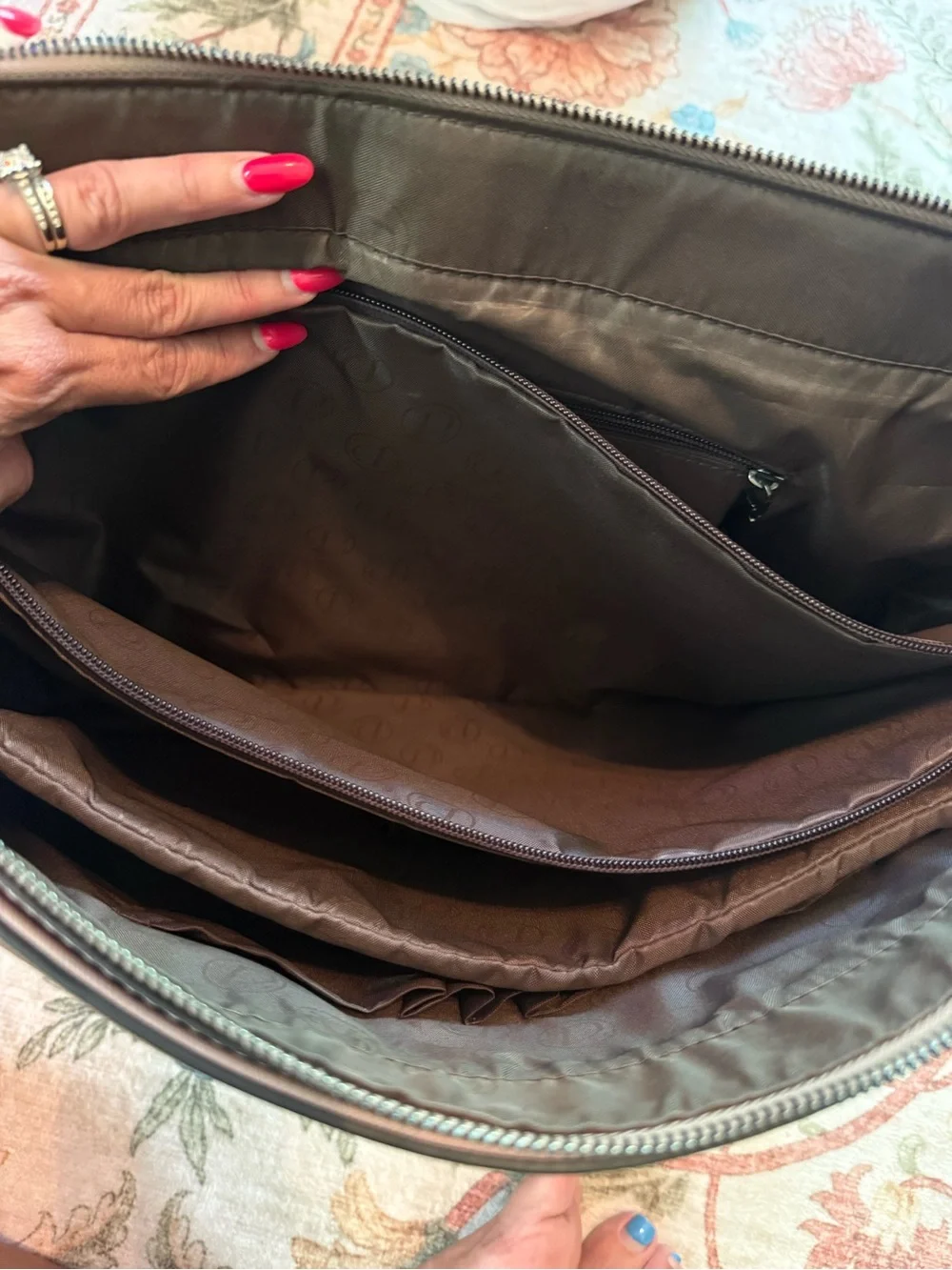 EaseGave Laptop Tote Briefcase Work Bag Blush Pink Excellent Condition